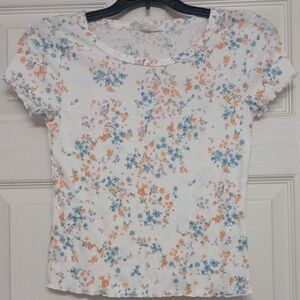 Floral Print Women's Top